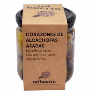 CORAZONES DE ALCACHOFAS ASADAS EN LEÑA DE OLIVO CON ACEITE DE OLIVA VIRGEN EXTRA