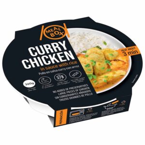 POLLO EN SALSA DE CURRY Y ARROZ