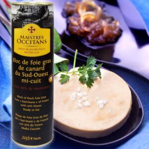 BLOC FOIE GRAS DE PATO MI-CUIT 30 % TROZOS IGP SUD-OUEST