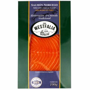 SALMÓN NORUEGO AHUMADO EN FRÍO PRECORTADO