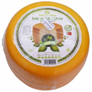 QUESO MADURADO DE CABRA (30% M.G.sobre el total) BAJO EN SAL Y GRASA CON BIFIDUS