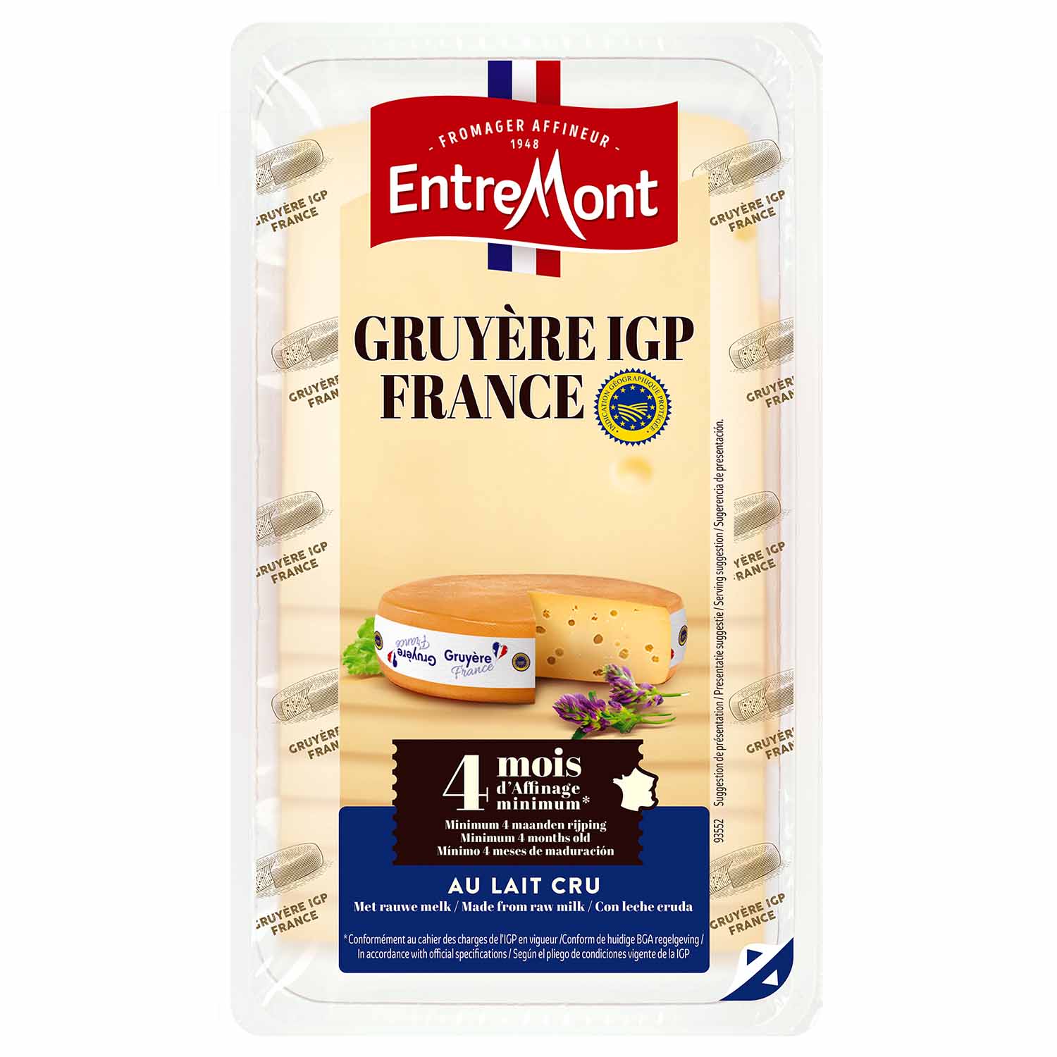 QUESO GRUYÈRE FRANCÉS IGP 47% M.G./E.S