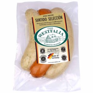 SURTIDO SALCHICHAS SELECCIÓN: BRATWURST,BOCKWURST, GRILLBRATWURST EN TRIPA NATURAL