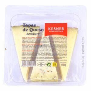 TAPAS DE QUESO GOURMET M.G./E.S. entre 45% y 60%