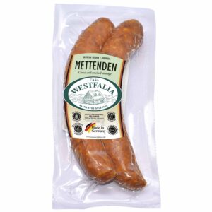 METTENDEN. SALCHICHA CURADA Y AHUMADA EN TRIPA NATURAL.