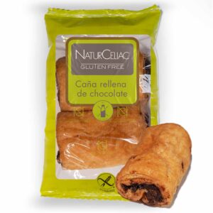 CAÑA RELLENA DE CHOCOLATE SIN GLUTEN