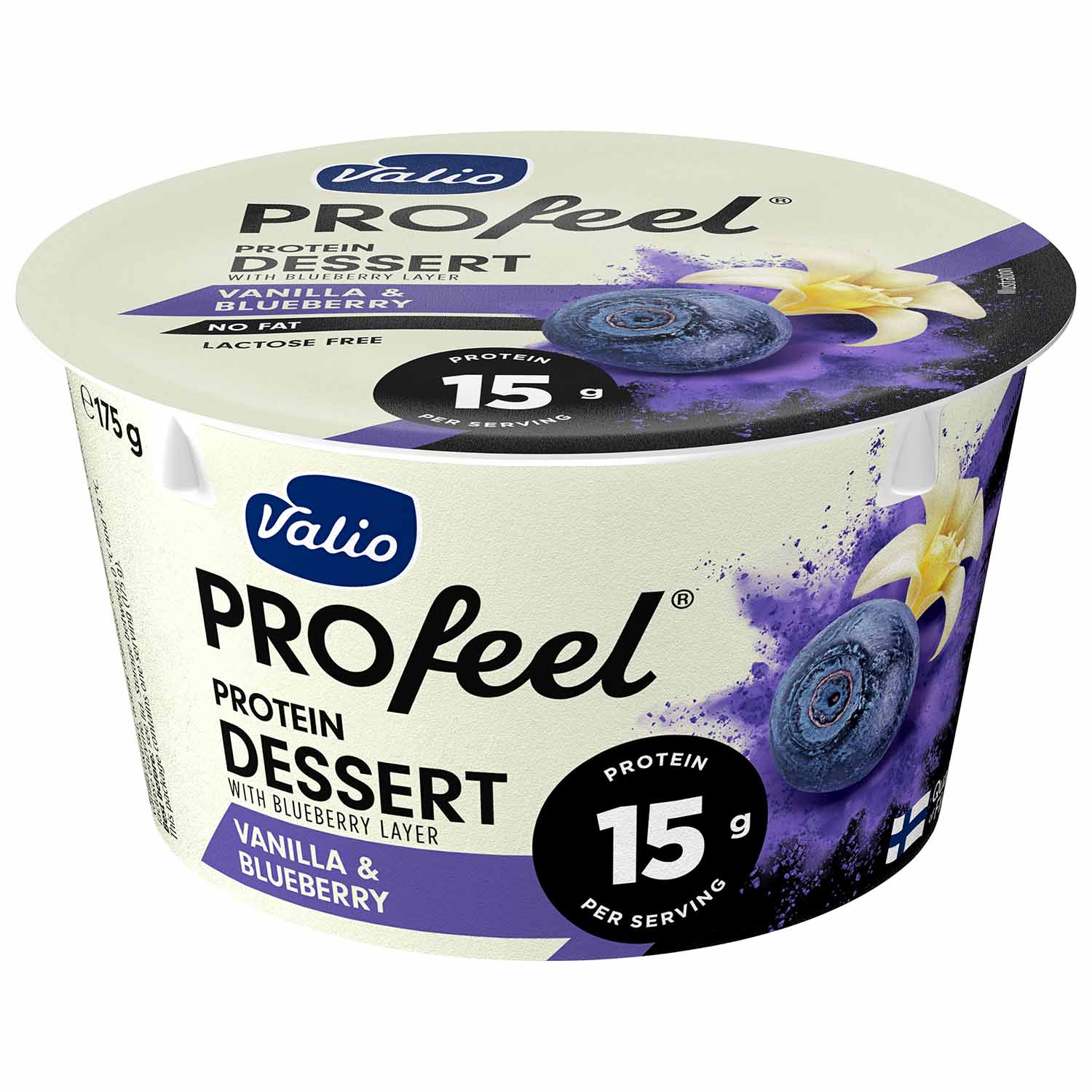 QUARK BICAPA 15 g PROTEÍNA VAINILLA Y ARÁNDANOS PROFEEL