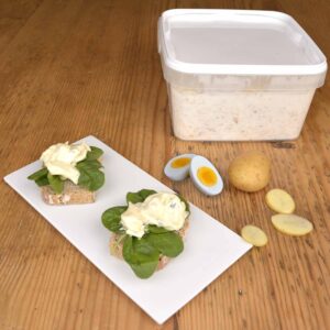 ENSALADA DE PATATAS CON HUEVO