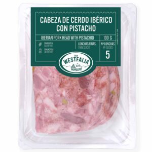 CABEZA de CERDO IBÉRICO con PISTACHO 100 g