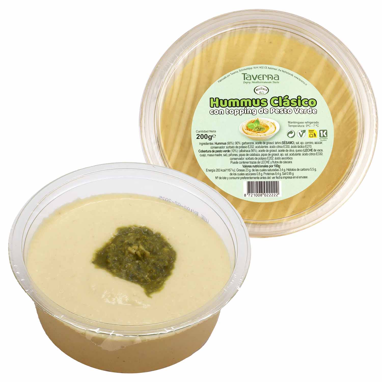 HUMMUS TOPPING PESTO VERDE.