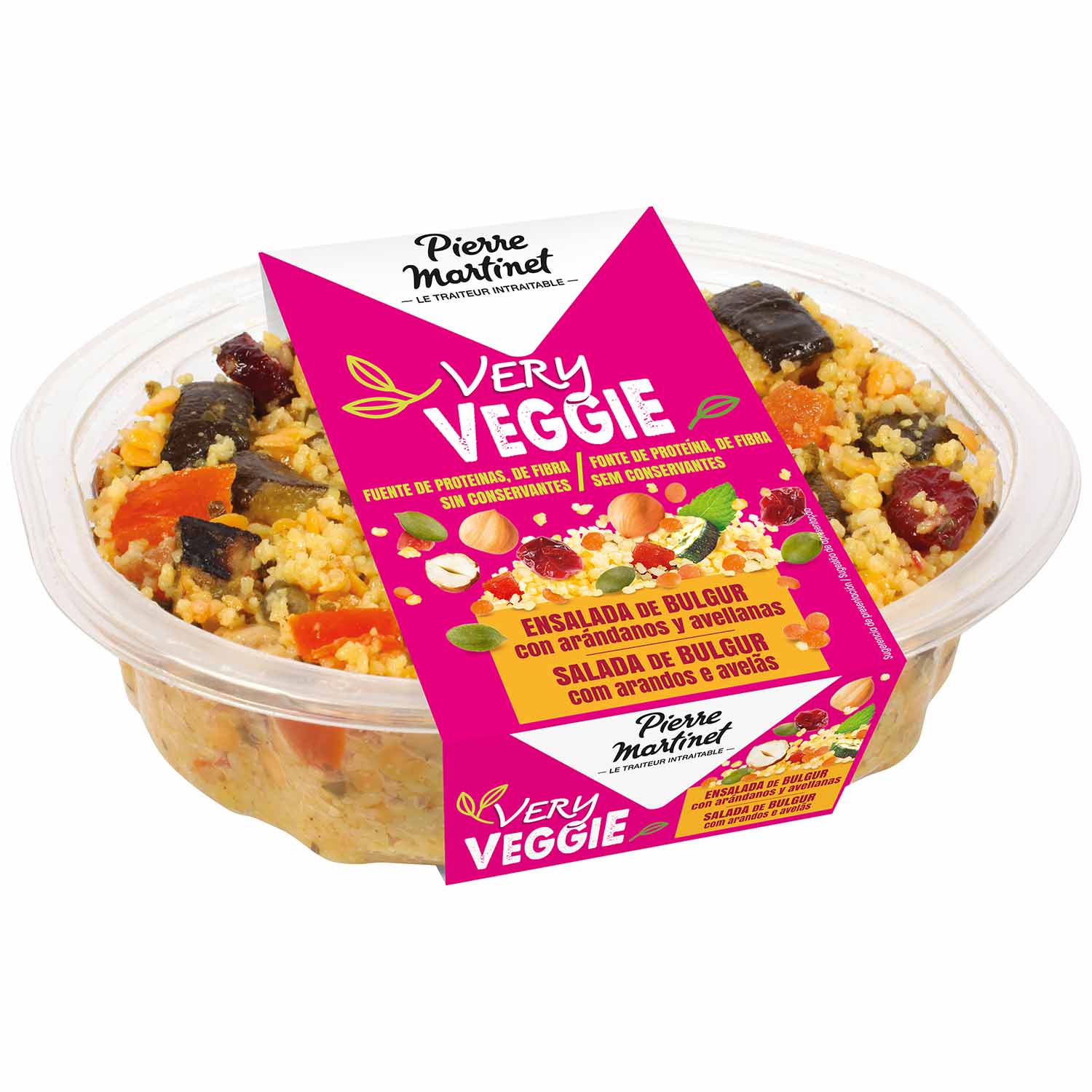 ENSALADA BULGUR c ARÁNDANOS y AVELLANAS.