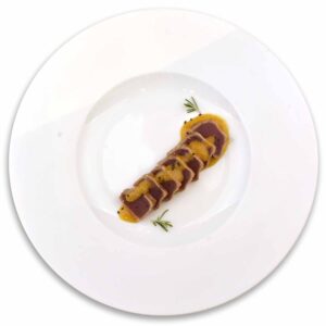 "TATAKI" DE ATÚN CON ALIÑO