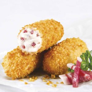 CROQUETAS JAMÓN IBÉRICO y PAN CRUJIENTE 30 g. FS
