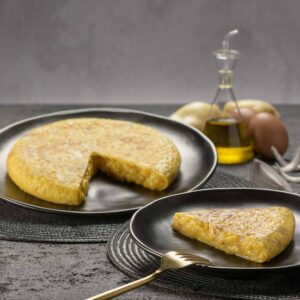 TORTILLA de PATATA con CEBOLLA "Calentar y Listo". Bandeja 600 g