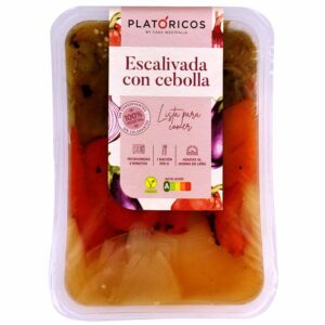 ESCALIVADA c/ CEBOLLA asada al HORNO de LEÑA