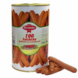 SALCHICHA BOCKWURST EN SU PROPIA PIEL