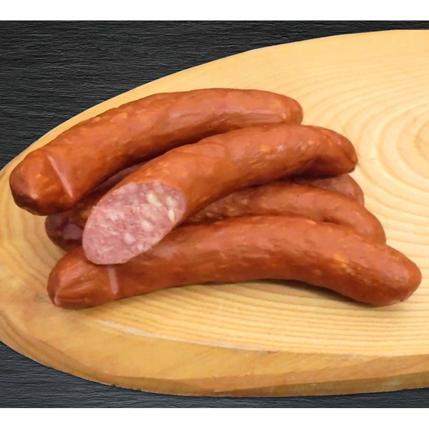 SALCHICHA KÄSEKRAINER AHUMADA EN TRIPA NATURAL