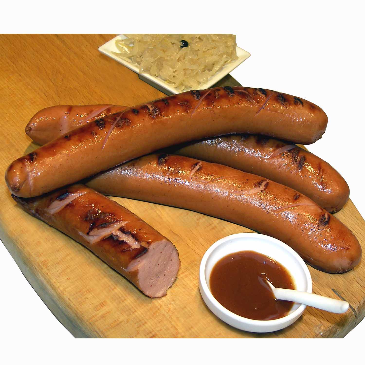 CHILI BOCKWURST. SALCHICHA AHUMADA EN TRIPA NATURAL