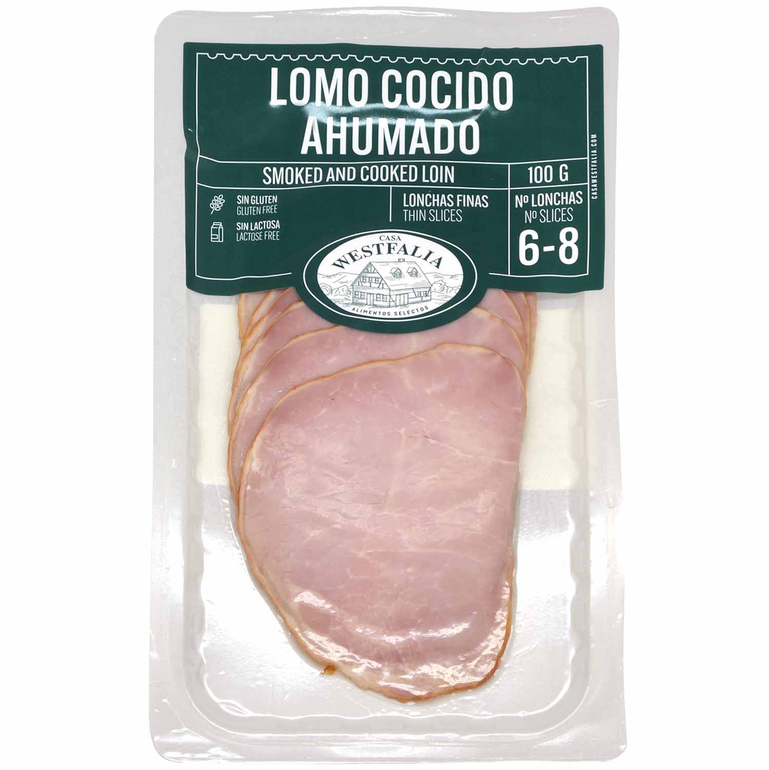 LOMO COCIDO WESTFALIA. LONCHEADO 100 g