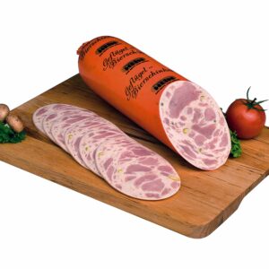 GEFLÜGELBIERSCHINKEN: MORTADELA DE PAVO CON JAMÓN