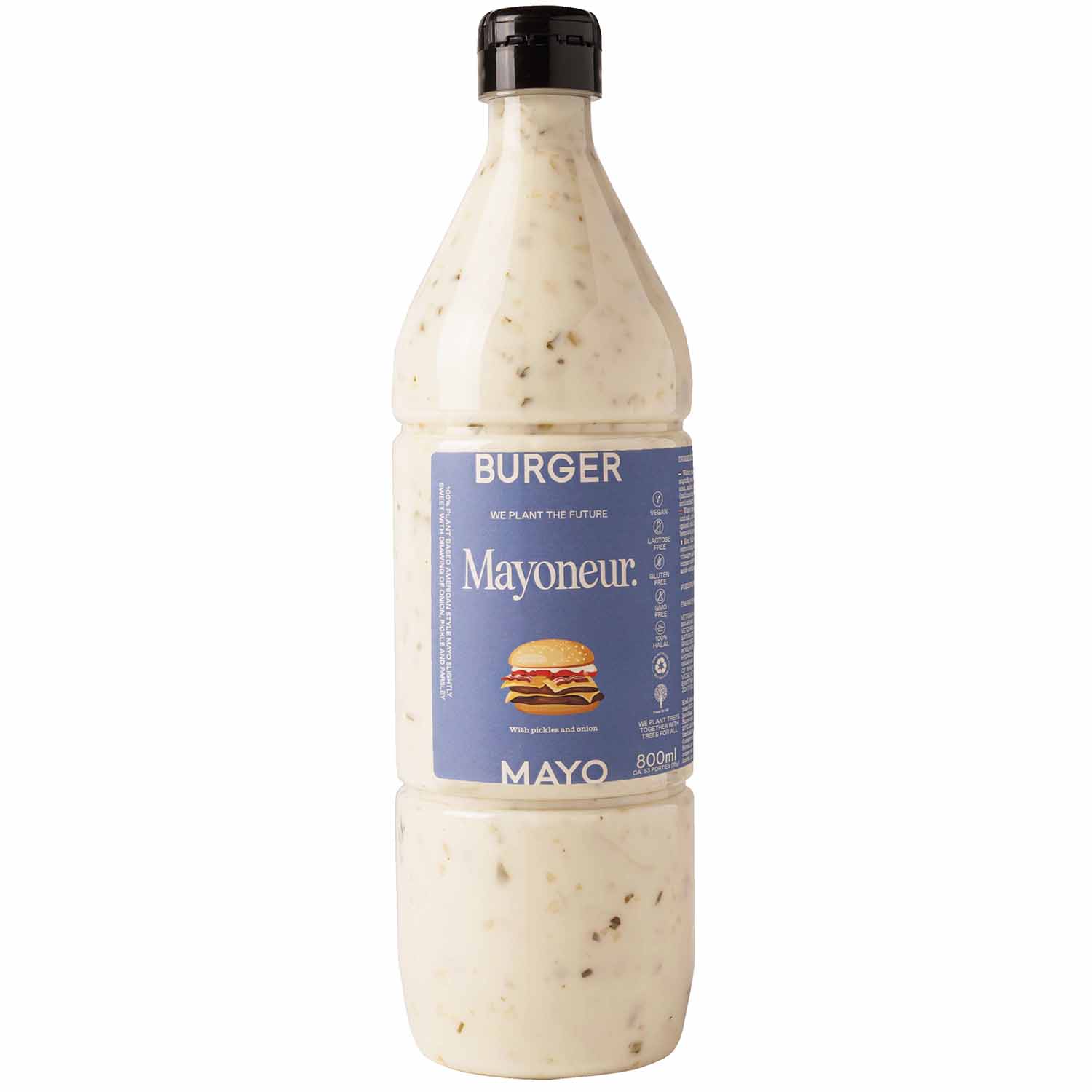 SALSA MAYONESA BURGER VEGETAL CON PEPINILLOS
