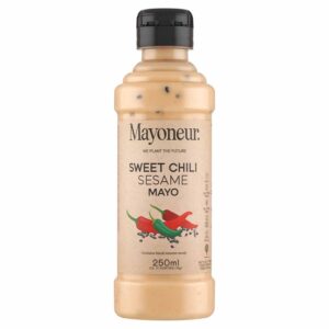 SALSA MAYONESA VEGETAL CHILI DULCE y SÉSAMO