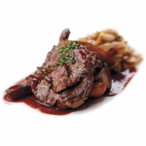 CARRILLERAS DE CERDO ASADAS AL VINO TINTO