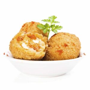CROQUETA DE HUEVOS CON CHORIZO