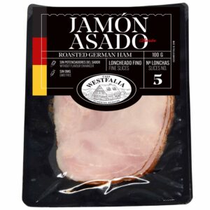 JAMÓN ASADO ALEMAN. LONCHEADO