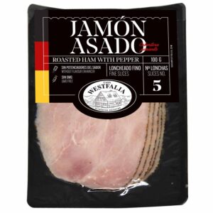 JAMÓN ASADO COBERTURA PIMIENTA. LONCHEADO 100 g