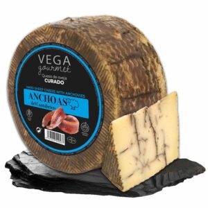QUESO DE OVEJA CURADO CON ANCHOAS DEL CANTÁBRICO (50% M.G./E.S.)