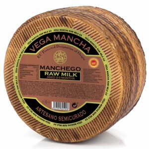 QUESO MANCHEGO DOP ARTESANO SEMICURADO (50% M.G./E.S.)