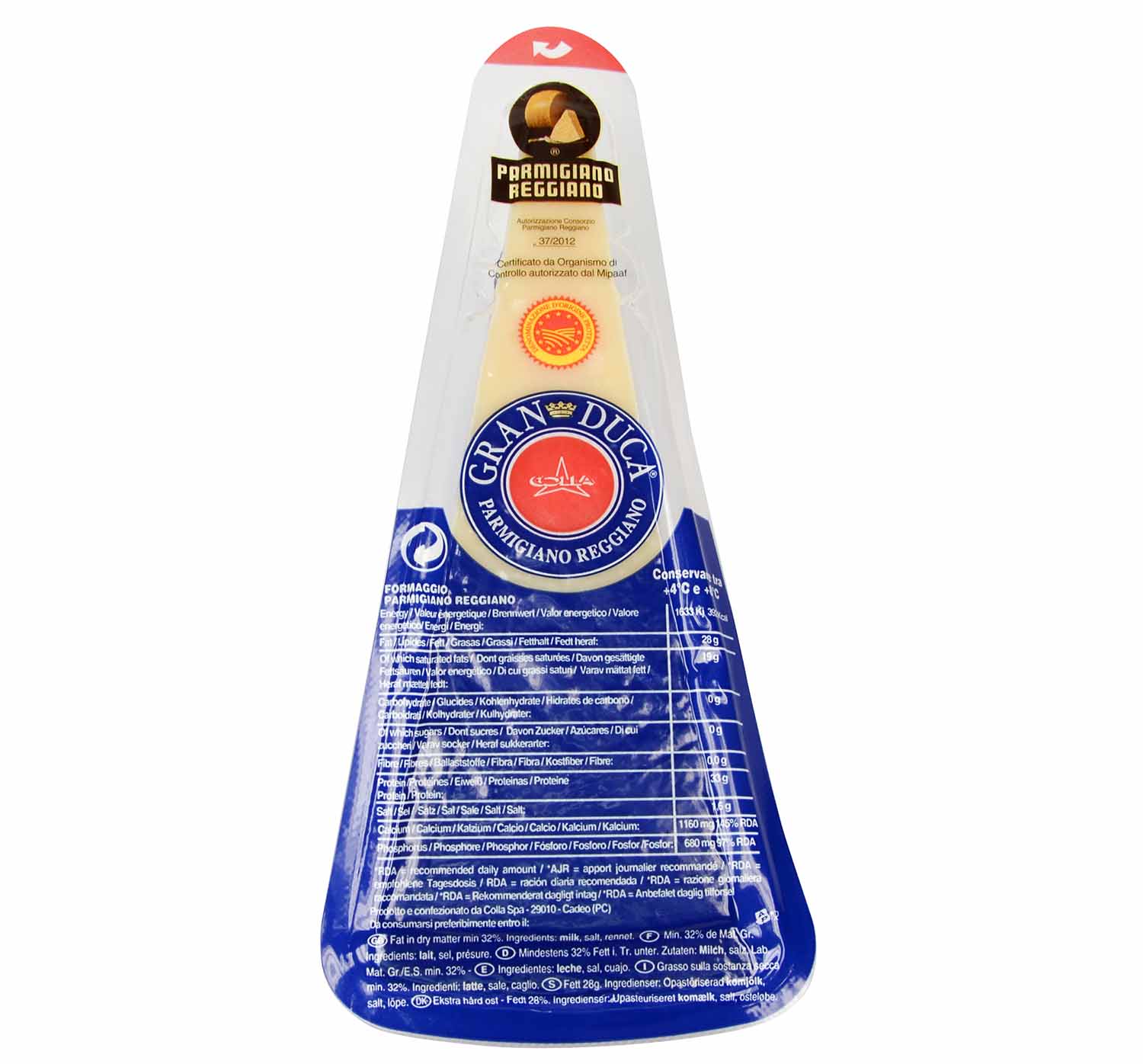 PARMIGIANO REGGIANO Min. 32% M.G./E.S.